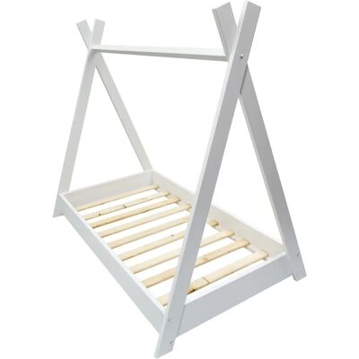 Pqp Lit Tente Koala - 160x80 - Blanc - Lit Enfant - Publicité Pqp Lit Tente Koala - 160x80 - Blanc - Lit Enfant - Publicité