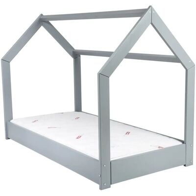 Pqp Pino Lit Enfant - 160x80 - Gris - Lit pour enfants - Publicité Pqp Pino Lit Enfant - 160x80 - Gris - Lit pour enfants - Publicité