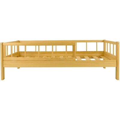 PQP Lit Enfant - 160x80 cm Naturel - Support Matelas 80x160 cm - Publicité PQP Lit Enfant - 160x80 cm Naturel - Support Matelas 80x160 cm - Publicité