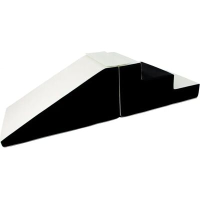 Viking Choice Bloki z pianki zjeżdżalnią - czarno-białe - pianka T-21 - wys. 40 cm Viking Choice Bloki z pianki zjeżdżalnią - czarno-białe - pianka T-21 - wys. 40 cm