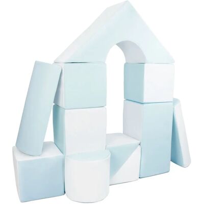 Viking Choice Blocs de Mousse - 11 pièces - Blanc et Bleu Pastel - Tapisserie - Publicité Viking Choice Blocs de Mousse - 11 pièces - Blanc et Bleu Pastel - Tapisserie - Publicité