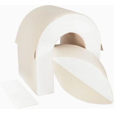 Viking Choice Blocs de Mousse - Blanc/Cappuccino - 65cm de Hauteur - Tissu Résistant à l'Abrasion - Publicité Viking Choice Blocs de Mousse - Blanc/Cappuccino - 65cm de Hauteur - Tissu Résistant à l'Abrasion - Publicité