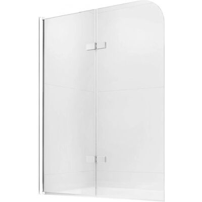 MEXEN - Felix - Srebrny - 100x140 cm - Parawan prysznicowy MEXEN - Felix - Srebrny - 100x140 cm - Parawan prysznicowy