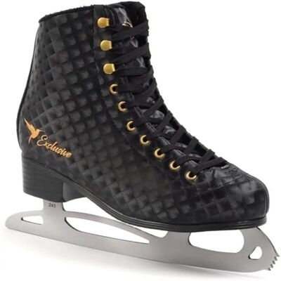 SMJ Sport Model Ekskluzywne Czarny Buty do Jazdy na łyżwach SMJ Sport Model Ekskluzywne Czarny Buty do Jazdy na łyżwach