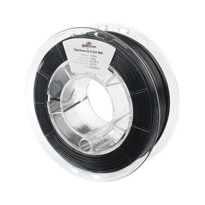 Spectrum Negro S-Flex 90A 1.75mm 250 g - Filamento 3D Spectrum Negro S-Flex 90A 1.75mm 250 g - Filamento 3D