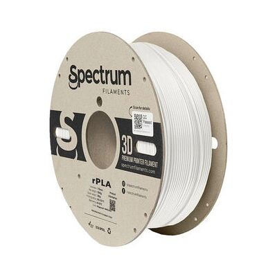 Spectrum Filaments 80555 Filament en PLA recyclé - Blanc, 1 kg Spectrum Filaments 80555 Filament en PLA recyclé - Blanc, 1 kg
