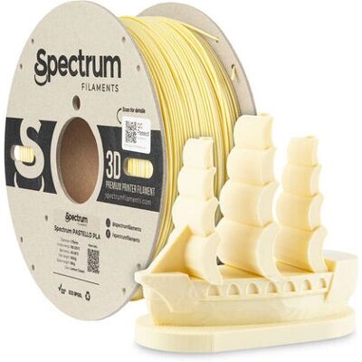 Spectrum Pastello PLA Filamento - Amarillo 1kg - Material para impresora 3D Spectrum Pastello PLA Filamento - Amarillo 1kg - Material para impresora 3D