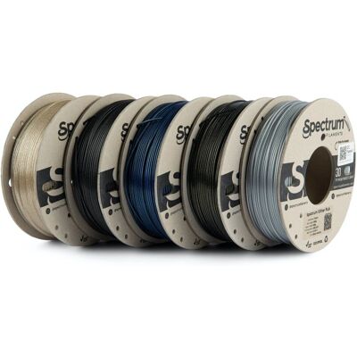 Spectrum Spectrum 3D Filamento Glitter - 1.75mm, 5x250g, Mix Aurora Gold Spectrum Spectrum 3D Filamento Glitter - 1.75mm, 5x250g, Mix Aurora Gold