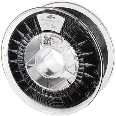 Spectrum Černé PETG 3D filament - Vysoká průhlednost, chemická odolnost Spectrum Černé PETG 3D filament - Vysoká průhlednost, chemická odolnost