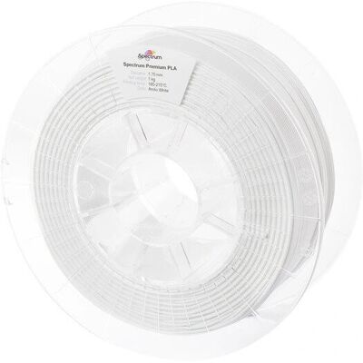 Spectrum Hvit PLA 1,75mm 1kg - 3D Filament Spectrum Hvit PLA 1,75mm 1kg - 3D Filament