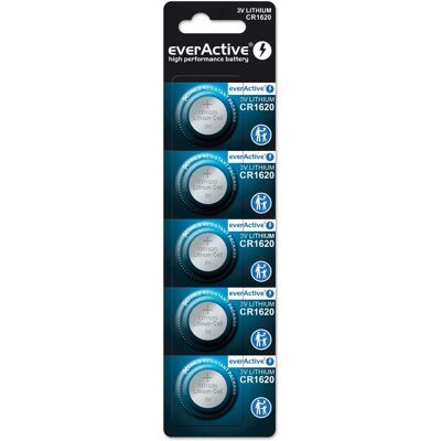Everactive CR1620 3V Knopfzelle - Batterie Everactive CR1620 3V Knopfzelle - Batterie