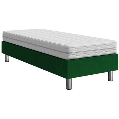 Muebles Logan 101 - Verde - Individual - Cama tapizada Muebles Logan 101 - Verde - Individual - Cama tapizada
