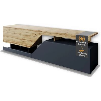 DAKO Mobile TV - Wotan Antracite - 160x46x35cm DAKO Mobile TV - Wotan Antracite - 160x46x35cm