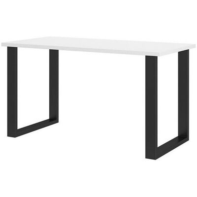 MUEBLES Stůl Tucson 136 - Laminovaná dřevotříska a kov MUEBLES Stůl Tucson 136 - Laminovaná dřevotříska a kov
