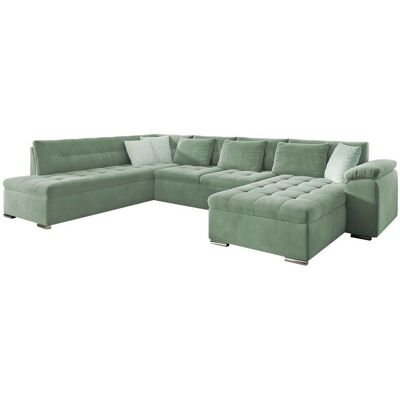 MOBILIER1 - Sofá de esquina de terciopelo reclinable - Sofá MOBILIER1 - Sofá de esquina de terciopelo reclinable - Sofá