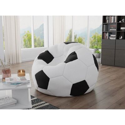 DAKO Bean Bag GOAL 500L Bílá a Černá - Bean Bag DAKO Bean Bag GOAL 500L Bílá a Černá - Bean Bag