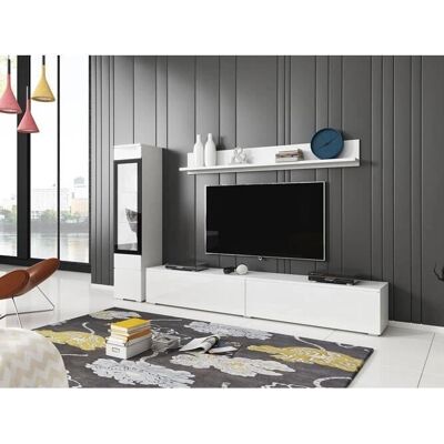 Conjunto de salón Sarasota 125 - Partes separadas, Estantes de vidrio Conjunto de salón Sarasota 125 - Partes separadas, Estantes de vidrio