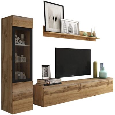 MOBILIER1 Sarasota 125 Wotan roble Conjunto de salón - Partes separadas MOBILIER1 Sarasota 125 Wotan roble Conjunto de salón - Partes separadas