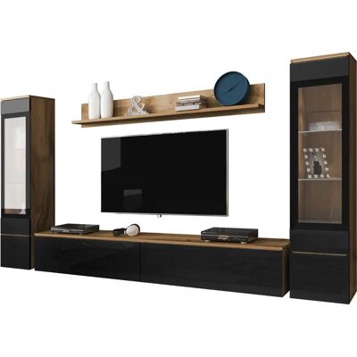 MUEBLES Sarasota 126 Wotan Quercia - Nábytek do obýváku MUEBLES Sarasota 126 Wotan Quercia - Nábytek do obýváku