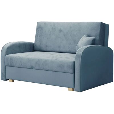 Mobilier1 - Sofá-cama Columbus 162 - Muelles Zig Zag - Patas de madera - 1330x850mm Mobilier1 - Sofá-cama Columbus 162 - Muelles Zig Zag - Patas de madera - 1330x850mm