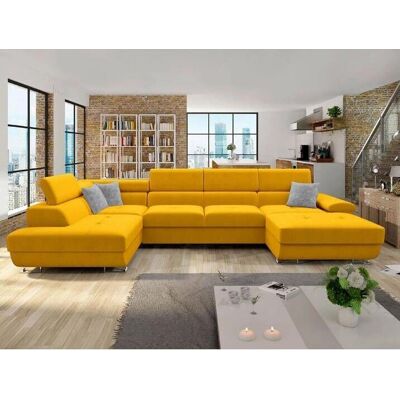 MOBILIER1 Sofá rincón - Terciopelo, Modelo 249, 2916 + Miu, UE MOBILIER1 Sofá rincón - Terciopelo, Modelo 249, 2916 + Miu, UE
