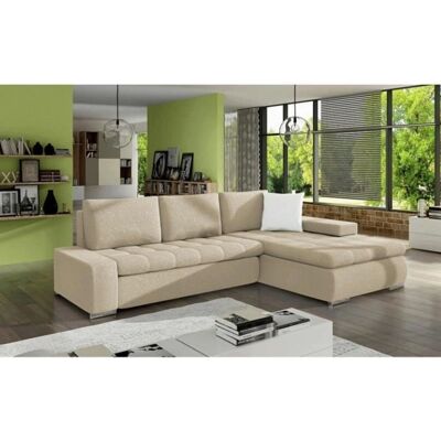 MOBILIER1 - Sofá esquina Comfivo 251 - Marrón claro - Zig Zag - 265x185x85cm MOBILIER1 - Sofá esquina Comfivo 251 - Marrón claro - Zig Zag - 265x185x85cm
