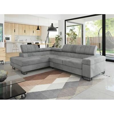Sofá en forma de L Comfivo - Origen Unión Europea - Mecanismo de cama - Altura máxima 910mm Sofá en forma de L Comfivo - Origen Unión Europea - Mecanismo de cama - Altura máxima 910mm