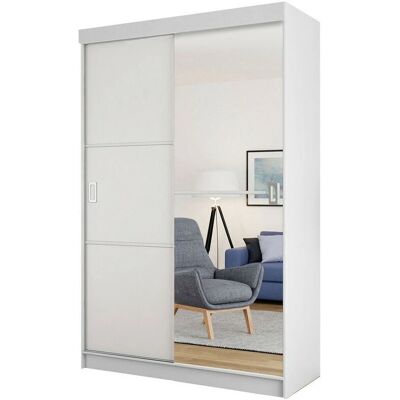 MUEBLES Dover 111 Bílý - Šatní skříň MUEBLES Dover 111 Bílý - Šatní skříň