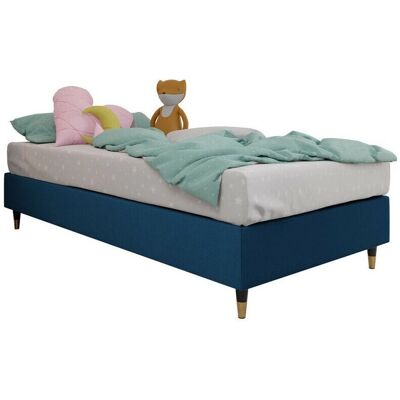 MUEBLES Logan 108 Individual Azul - cama MUEBLES Logan 108 Individual Azul - cama