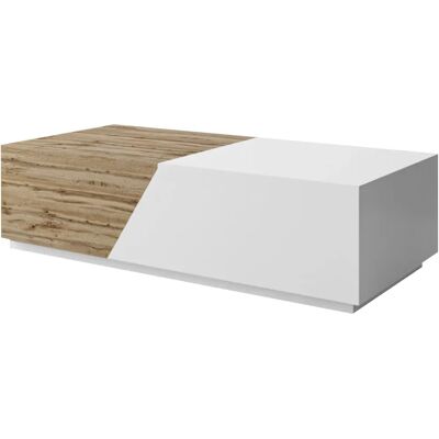DAKO Utica 107 Bílá/Wotan Konferenční stolek - Coffee Table DAKO Utica 107 Bílá/Wotan Konferenční stolek - Coffee Table