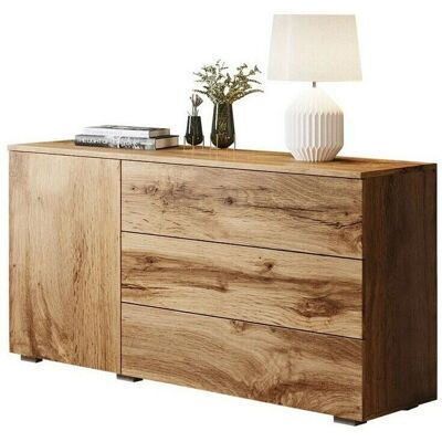 Mobilier1 Sarasota 128 Roble wotan - Cómoda Mobilier1 Sarasota 128 Roble wotan - Cómoda