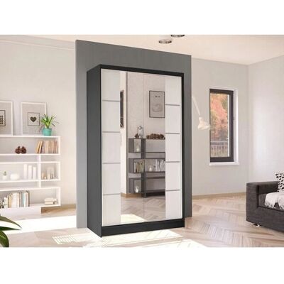 MUEBLES Atlanta 169 - Posuvné dveře, 4 police - Skříň MUEBLES Atlanta 169 - Posuvné dveře, 4 police - Skříň