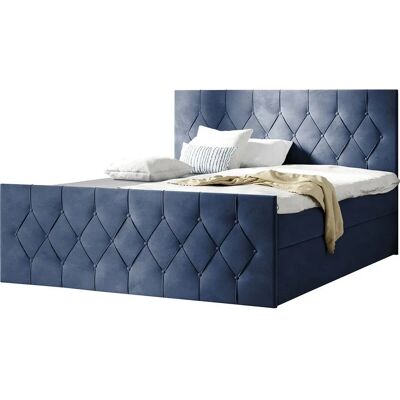 Muebles Baltimore 161 Doble Azul - Cama Muebles Baltimore 161 Doble Azul - Cama