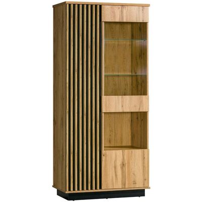 MUEBLES Vitrina Ogden J102 - 3 dveře - 194x90x40cm - Vitrína MUEBLES Vitrina Ogden J102 - 3 dveře - 194x90x40cm - Vitrína