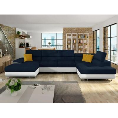 MOBILIER1 Sofá en forma de U de terciopelo - Sofá MOBILIER1 Sofá en forma de U de terciopelo - Sofá
