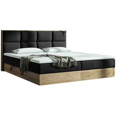 Mirjan24 Cleveland 175 Cama Doble de Terciopelo - Cama Mirjan24 Cleveland 175 Cama Doble de Terciopelo - Cama