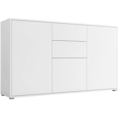 IKEA Miami A100 Cómoda Blanca - Cómoda con Cajones y Puertas IKEA Miami A100 Cómoda Blanca - Cómoda con Cajones y Puertas