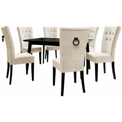 MOBILIER1 Racine 144 - Juego de comedor moderno clásico MOBILIER1 Racine 144 - Juego de comedor moderno clásico