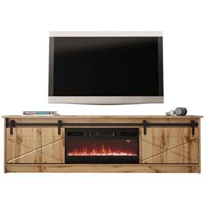 Mueble de TV Charlotte 165 con puertas - Mueble TV Mueble de TV Charlotte 165 con puertas - Mueble TV