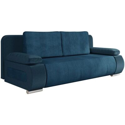 Mobilier1 Poso 05 + Kronos 05 Sofá cama azul - Sofa Bed Mobilier1 Poso 05 + Kronos 05 Sofá cama azul - Sofa Bed