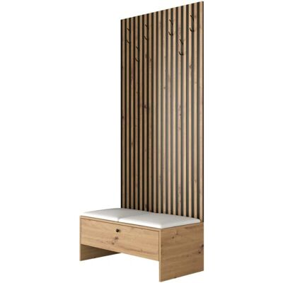 MOBILIER1 Hartford 321 Juego de Entrada - Aglomerado Laminado, Cuero Ecológico, Origen UE MOBILIER1 Hartford 321 Juego de Entrada - Aglomerado Laminado, Cuero Ecológico, Origen UE
