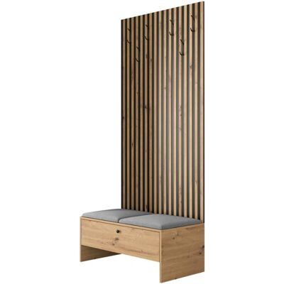 MOBILIER1 Conjunto de recibidor Hartford 321 - Paneles de pared, Resistente, Elegante MOBILIER1 Conjunto de recibidor Hartford 321 - Paneles de pared, Resistente, Elegante