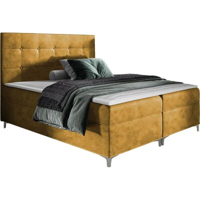 Cama doble Baltimore 185 Amarillo Tapiz - Cama Cama doble Baltimore 185 Amarillo Tapiz - Cama