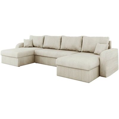 Sofá en esquina Modelo 233 - Forma U, Función de dormir y almacenamiento Sofá en esquina Modelo 233 - Forma U, Función de dormir y almacenamiento