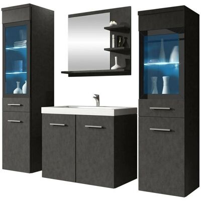 ARREDAMENTO1 Sarasota 141 Šedé dřevo koupelnová sestava ARREDAMENTO1 Sarasota 141 Šedé dřevo koupelnová sestava