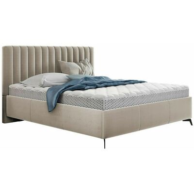 MUEBLES Beloit 102 Doble Marrón claro - cama MUEBLES Beloit 102 Doble Marrón claro - cama