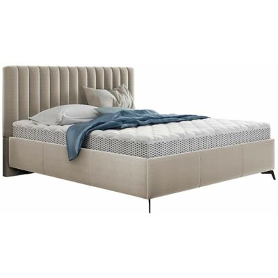 Muebles Beloit 102 Marrón claro Cama doble - Cama Muebles Beloit 102 Marrón claro Cama doble - Cama