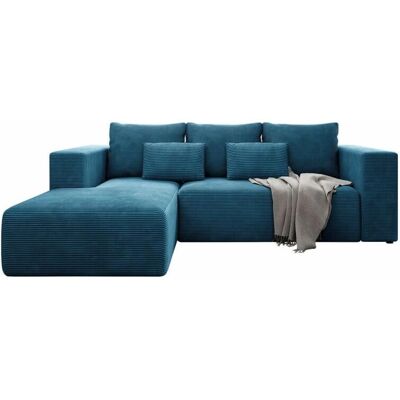 MOBILIER1 Arvada Sofá de terciopelo en forma de L - Sofá MOBILIER1 Arvada Sofá de terciopelo en forma de L - Sofá
