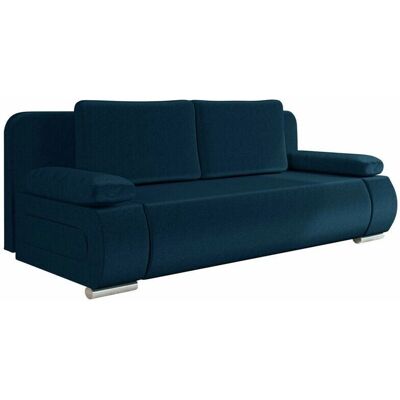 Sofá cama Kronos 09 azul con caja de ropa de cama - Sofá cama Sofá cama Kronos 09 azul con caja de ropa de cama - Sofá cama