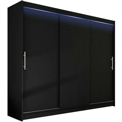 Szafa Atlanta Czarna - Wardrobe Szafa Atlanta Czarna - Wardrobe